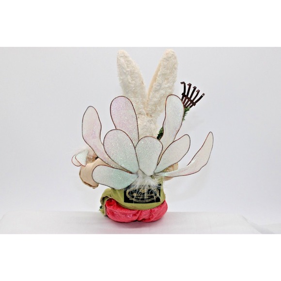 VTG Mark Roberts Victorian Bunny Rabbit Poseable Garden Rake & Wings, Bee - 11" - Picture 6 of 12
